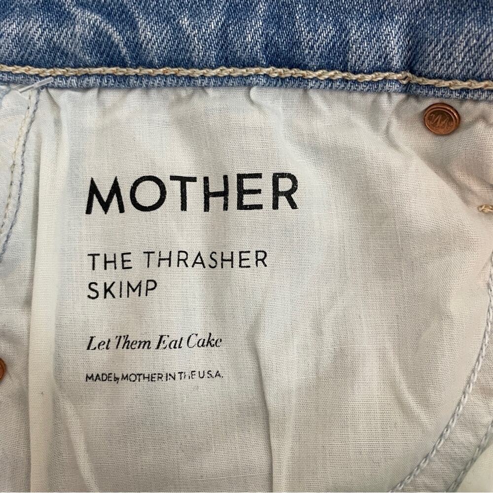 MOTHER Superior The Thrasher Skimp Jeans Let Them Eat Cake Sz 27 - Picture 9 of 11